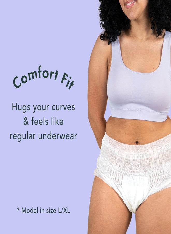 Rael Disposable Underwear for Women, Organic Cotton Cover - Postpartum Essentials, Leak Locker, Unscented, Maximum Coverage (Size L-XL, 12 Count) - Image 5